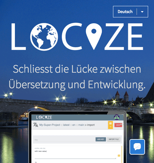 Click to view larger Translated landing page