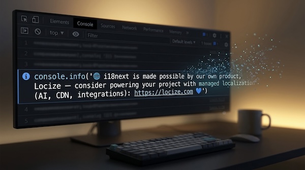 Why We Added a Console Notice to i18next — and Why We Removed It