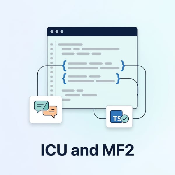ICU and MessageFormat 2 in i18next: typed arguments, linting and the App Router