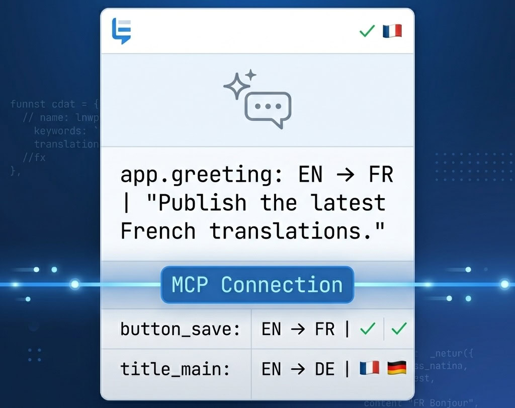 Your AI Assistant Can Now Manage Your Locize Translations