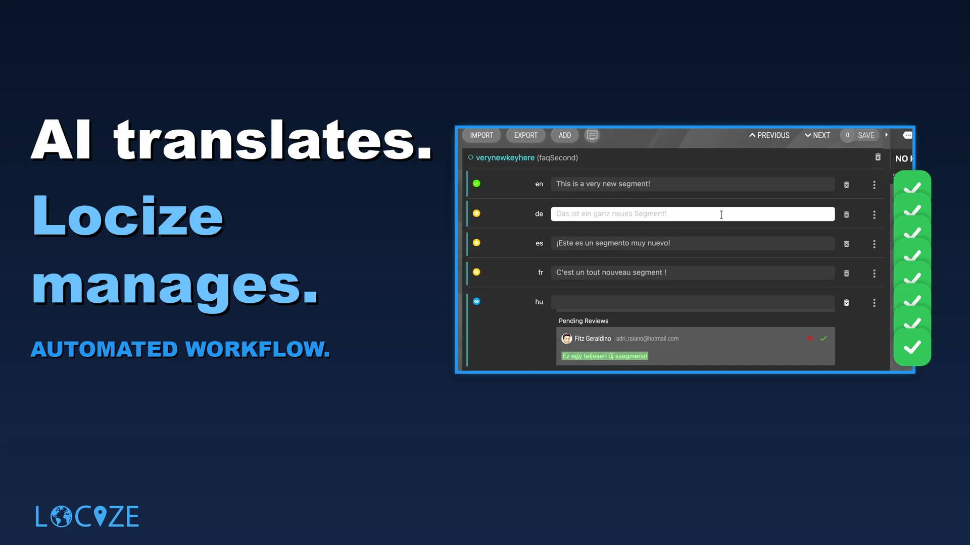 What is Locize? Continuous Localization in One Page