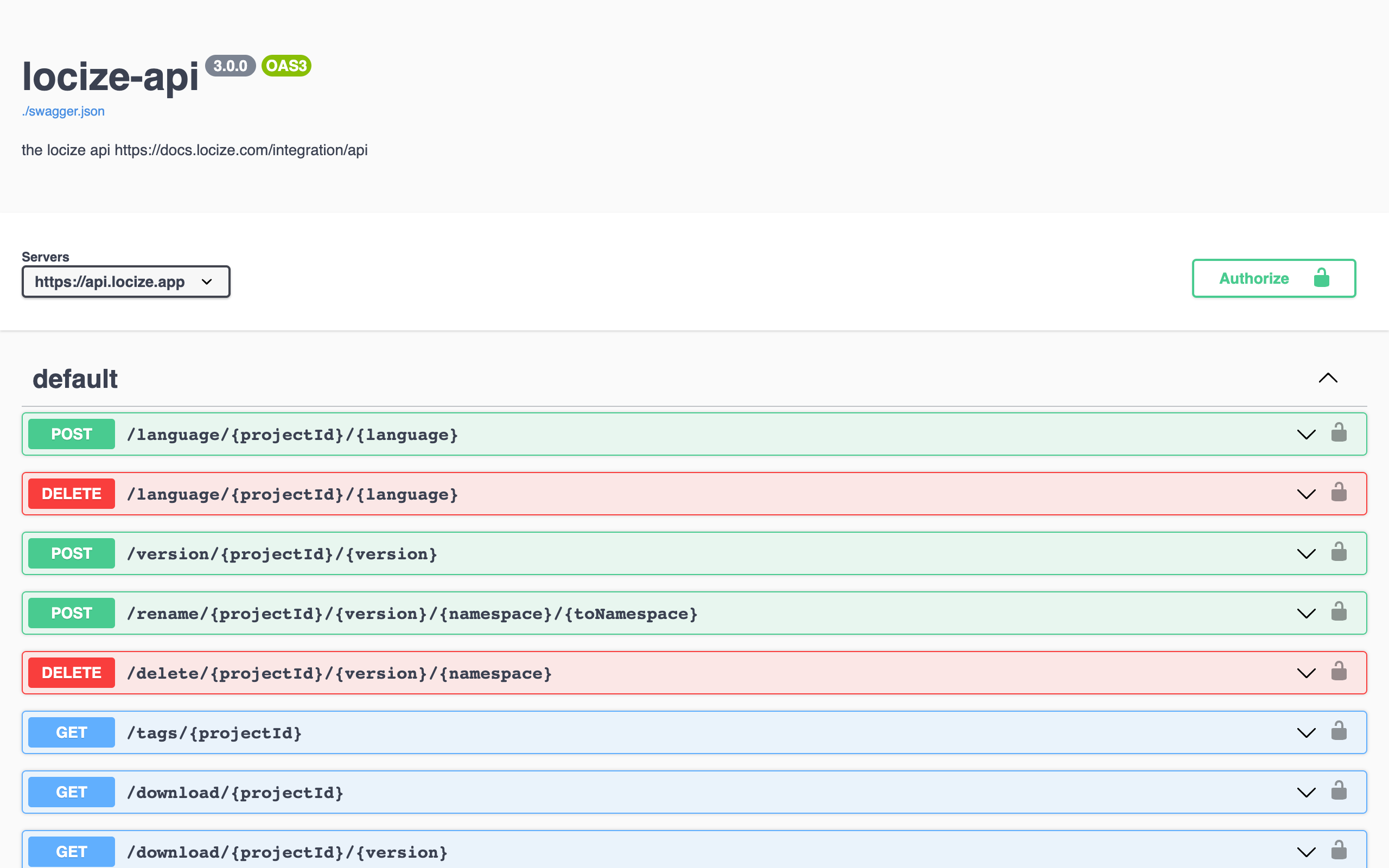 Click to view larger Locize api